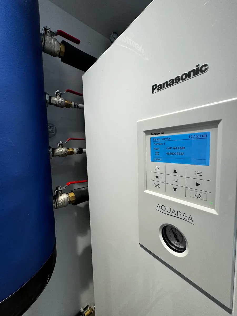 Contrôle de la régulation d’une pompe à chaleur Panasonic Aquarea
