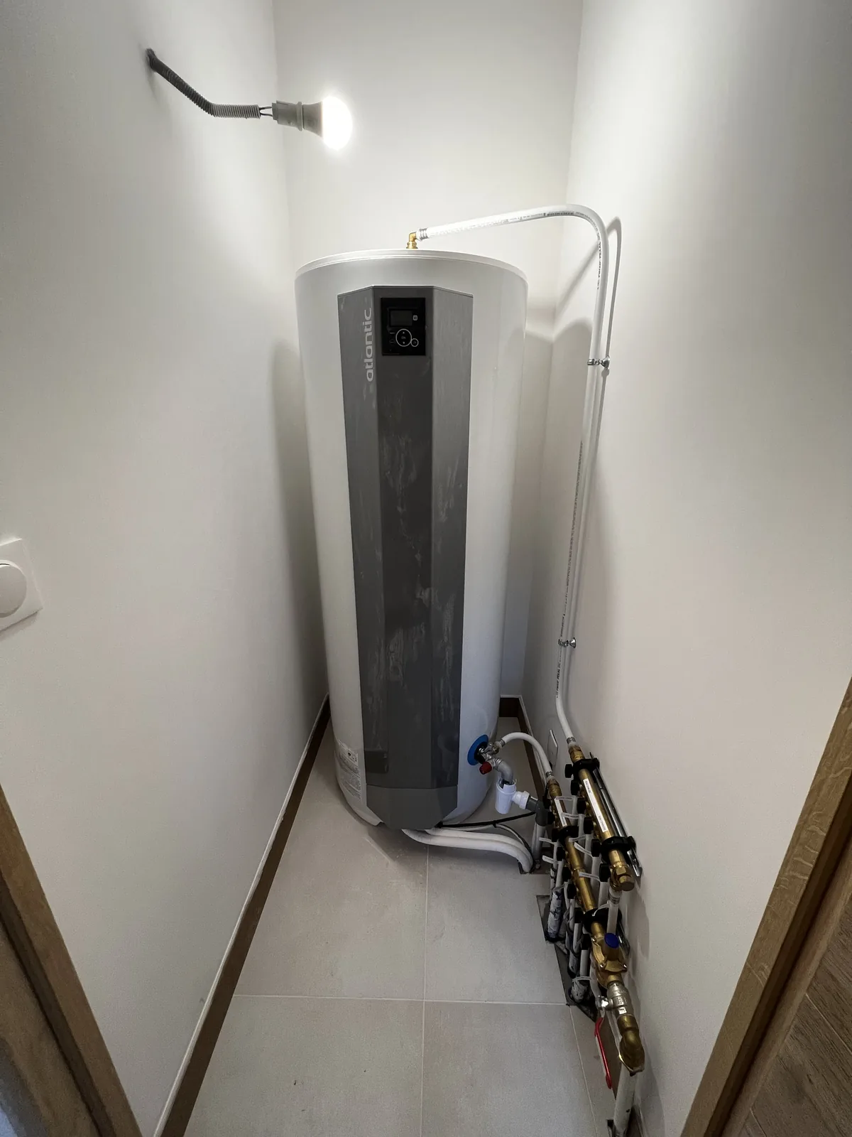 Chauffe-eau thermodynamique Atlantic et réseau de distribution d’eau